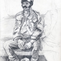 Untitled, c. 1982 - 1986. Pen on paper. 29.7 x 21 cm (Photo: S Williams)