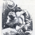 Untitled, c. 1982 - 1986. Pen on paper. 21 x 14.8 cm (Photo: S Williams)