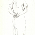 Untitled, c. 1982 – 1986. Pen on paper. 29.7 x 21 cm. (Image courtesy of the artist).