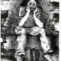 Lionel Davis, Untitled, 2018. Lithograph on paper