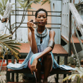 Lizette Chirrime's garments for Remember You Are Unique Fashion Show, Denis Goldberg House of Hope, Cape Town, 2024. (Photo: Art Africa).