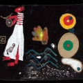 Finding myself, 2005. Mixed media,  135 x 98 cm. (Image courtesy of the artist).