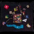 Happy life, 2006. Mixed media, 98 x 98 cm. (Image courtesy of the artist).