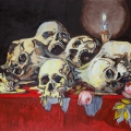 An Embarrassment of Riches, 2015. Oil on board. 60 x 80 cm. (Image courtesy of the artist).