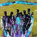 Upheaval, 2016. Monoprint on paper, 30 x 30 cm. (Image courtesy of the artist).