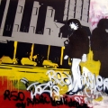 Real Hustler, 2009. Mixed media. 137 cm x 122 cm. (Image courtesy of the artist).