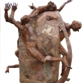Guilt of Mankind, 2003 - 2004. Stone and metal, 213 x 178 x 165 cm. (Image courtesy of the artist).