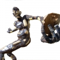 Man in the Mirror, 2006. Wood and metal, 181 x 187 x 112 cm. (Image courtesy of the artist).