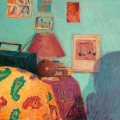 In His Room (Sekoto's shadow), 2005. Oil on canvas, 90 cm. (Image courtesy of the artist).