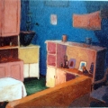 View from the Back. Oil on canvas. (Image courtesy of the artist).