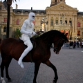 Voices I, 2013. Performance in collaboration with Dominique, in front of Cape Town City Hall (Image courtesy of the artist)