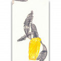 Tea Bag Bag, 2017. Monotype, 30 x 50 cm. (Image courtesy of the artist).