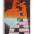 Skyscraper, 2018. Monotype, 70 x 100 cm. (Image courtesy of the artist)