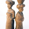 Wooden figures. Wood, 10 cm. (Image courtesy of the artist).