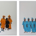 Continuum Mali 2007. Oil on canvas, 177.2 cm x 47.2 cm. (Image courtesy of the artist).