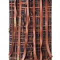 Resitance I, 2017. Woven recycled rubber, 120 x 80 cm, (Photo courtesy of EBONY/ CURATED).