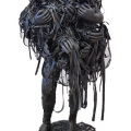 Sapped I, 2019. Fibreglass and woven recycled rubber, 127 × 65 × 70 cm, (Photo courtesy of EBONY/CURATED).