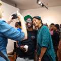 Print Co-lab: Durban Exhibition Opening, DUT, 2023, photo by Nondumiso Sibiya