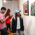 Print Co-lab: Durban Exhibition Opening, DUT, 2023, photo by Nondumiso Sibiya