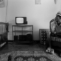Sticks, Stainbank, 2003. From series ‘Chillaxing in the District’, photographs  from the Warwick Avenue Triangle, Durban. (Image courtesy of the artist).