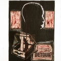 Map of Neighbourhood, 2004. Monotype. Artist's collection. (Photo courtesy of the artist)