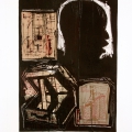 Map of Neighbourhood, 2004. Monotype. Artist's collection. (Photo courtesy of the artist)