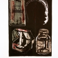 Map of Neighbourhood, 2004. Monotype. Artist's collection. (Photo courtesy of the artist)