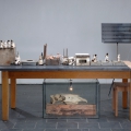 The Oresteia Table, 2006. In "Amajita in Conversation", Association of Visual Arts Gallery, Cape Town, curated by Thembinkosi Goniwe, Artist's collection, (Photo: P Maltbie)