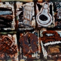 Domestic Baggage ("Grids" subseries), 1993-94. Artist's collection. (Photo courtesy of the artist)