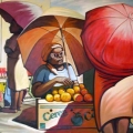The Orange Seller, 1996. Oil on canvas, 140 x 115 cm (Photo courtesy of the artist).