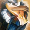 Dance and Movement, 1985. Oil on canvas, 100 x 80 cm (Photo courtesy of the artist).
