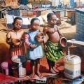 Don't Waste our Resources, 1998. Oil on canvas, 127 x 96 cm (Photo courtesy of the artist).