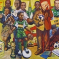 FIFA Foul Play, 2000. Oil on canvas, 125 x 100 cm (Photo courtesy of the artist).