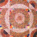 Bead-Mandala, 2010 Beads and mixed media on board, 100 x 100 cm. (Image courtesy of the artist).