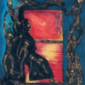 Door of No Return, 2001/2. Oil pastel on paper, 32 x 29 cm. (Photo courtesy of http://www.revisions.co.za)
