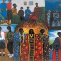 Home Sour Home. Oil pastel on paper, 74 x 109 cm. (Photo courtesy of http://www.revisions.co.za)