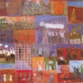 Letters to God (detail), 1988. Oil pastel on paper, 128 x 91 cm.  Iziko SA National Gallery Collection (Photo: Kathleen Grundlingh)