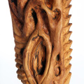 Heartless, 2012. Olive wood, 123 x 47 x 52 cm. (Photo: C Beyer, © Iziko Museums)
