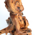 Heartless, 2012. Olive wood, 123 x 47 x 52 cm. (Photo: C Beyer, © Iziko Museums)