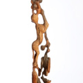 Working for Peace (II), c. 2005. Jarrah (railway sleeper), 195 x 30 cm. (Photo: C Beyer, © Iziko Museums)