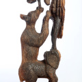 Working for Peace (II), c. 2005. Jarrah (railway sleeper), 195 x 30 cm. (Photo: C Beyer, © Iziko Museums)