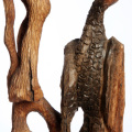 Working for Peace (II), c. 2005. Jarrah (railway sleeper), 195 x 30 cm. (Photo: C Beyer, © Iziko Museums)