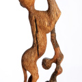 Working for Peace (II), c. 2005. Jarrah (railway sleeper), 195 x 30 cm. (Photo: C Beyer, © Iziko Museums)