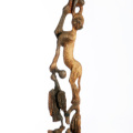 Working for Peace (II), c. 2005. Jarrah (railway sleeper), 195 x 30 cm. (Photo: C Beyer, © Iziko Museums)