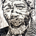 Oupa, 1991. Linocut print, 19 x 11 cm. (Photo courtesy of the artist)