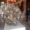 Home, 2015. Metal, chicken wires & bird nests. 200x200x200cm