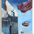 A Glimpse on the Inside, 2022. Acrylic on canvas. (Photo courtesy of KZNSA Gallery).