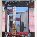 A Day in July, 2021. Acrylic on canvas, 72cm x 90cm. (Photo courtesy of KZNSA Gallery).