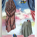 Resurrection II, 2023. Acrylic on canvas, 60cm x 90cm. (Photo courtesy of KZNSA Gallery).