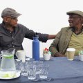 Cedric Nunn, Paul Sibisi. Photo by Rafs Mayet.